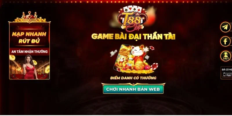 t88club la sanh game bai thuong luu so 1 tai viet nam